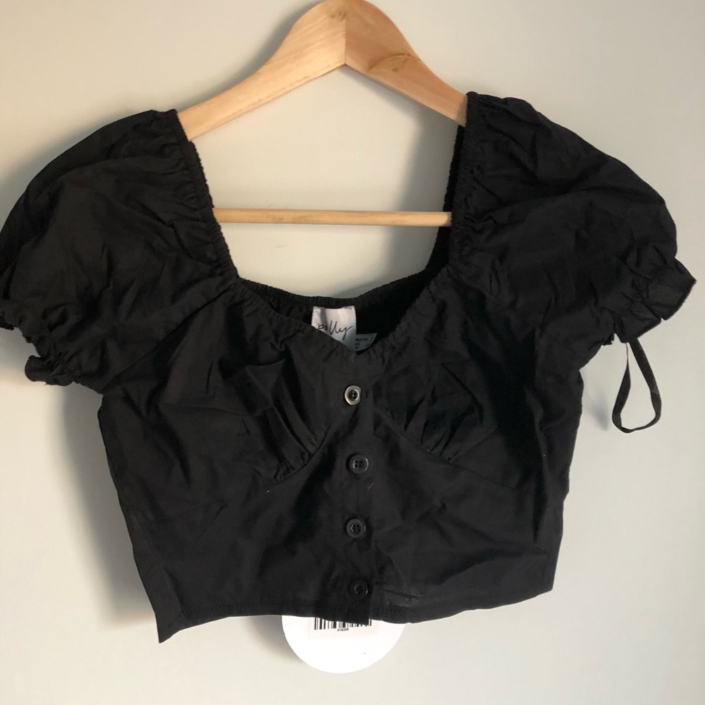 brand new black princess polly top